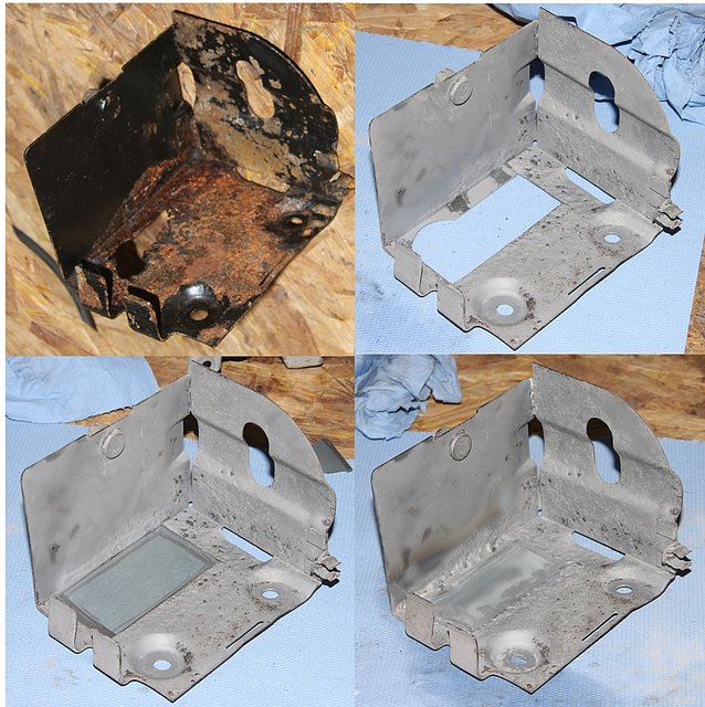 cors386.jpg (342.04 KiB) 51338 mal betrachtet Tankentlüftungsbehälterhaltebox (<- ^^) vorher, gestrahlt, Blech angepasst und geschweißt.